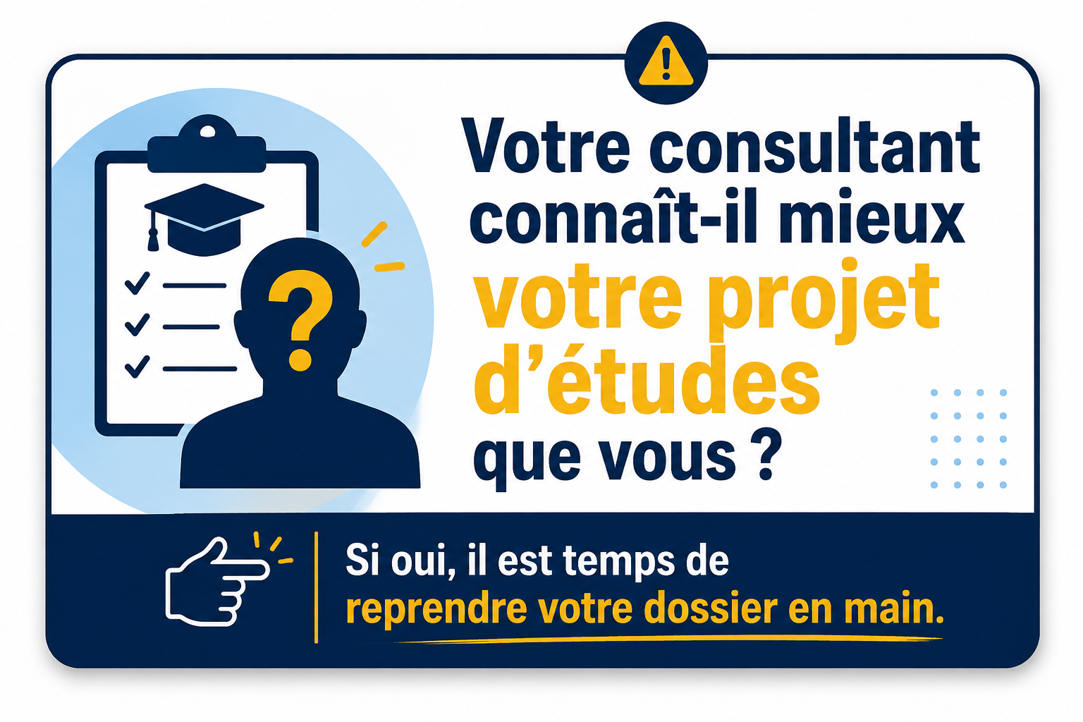 Étudier au Québec : même avec un consultant, votre projet d’études doit rester le vôtre